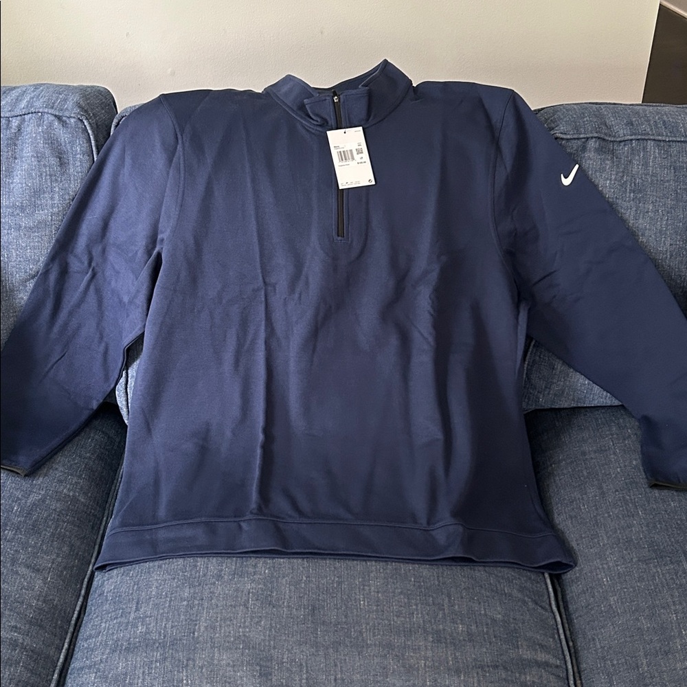 Nike Tour High Zip Pique Pullover